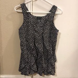 Ruffle sleeveless top